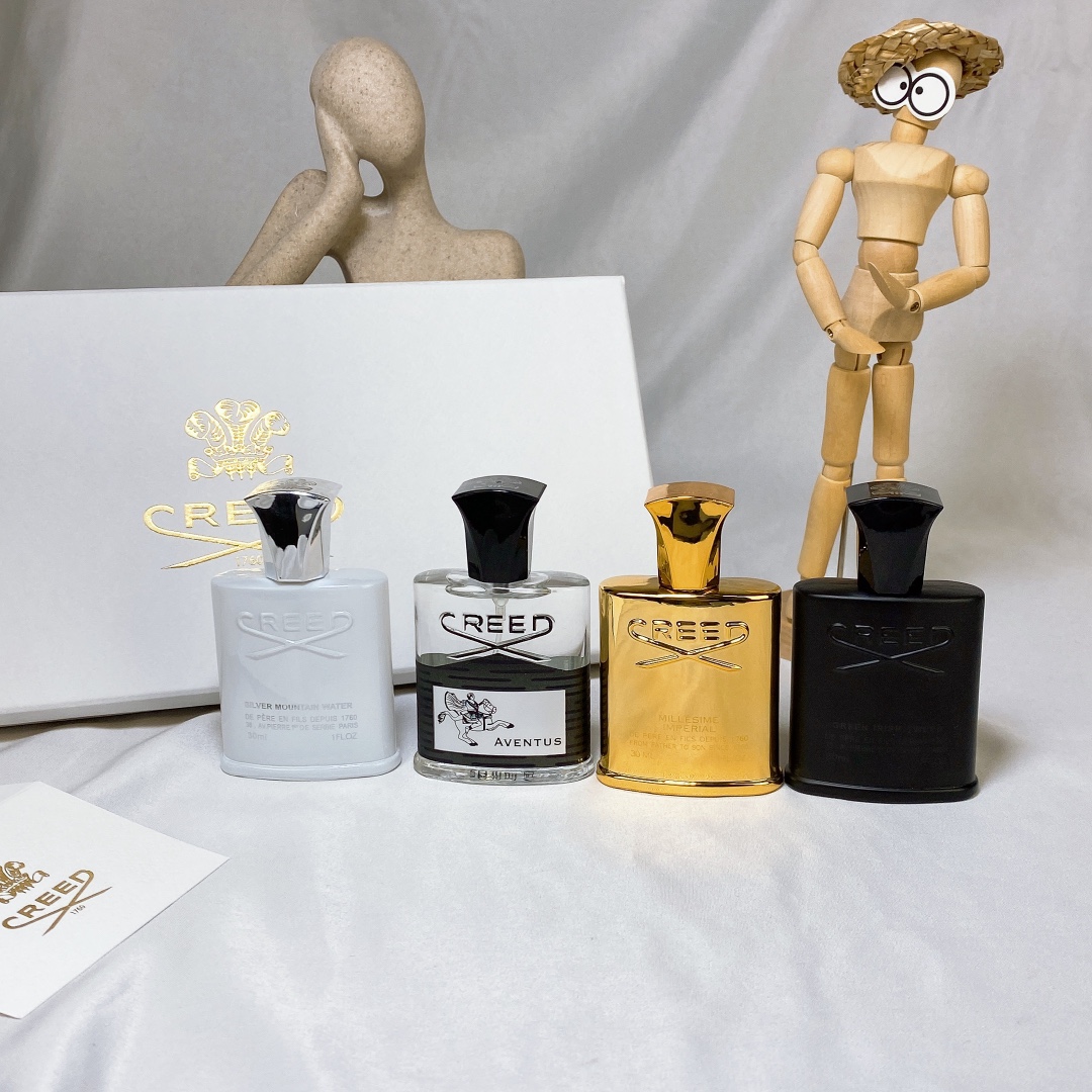 13428824714368165 Premium Quality ⚠️ Only $55! Creed Deluxe 4-Piece Miniature Perfume Gift Box is officially here! 🔜 - Image 1