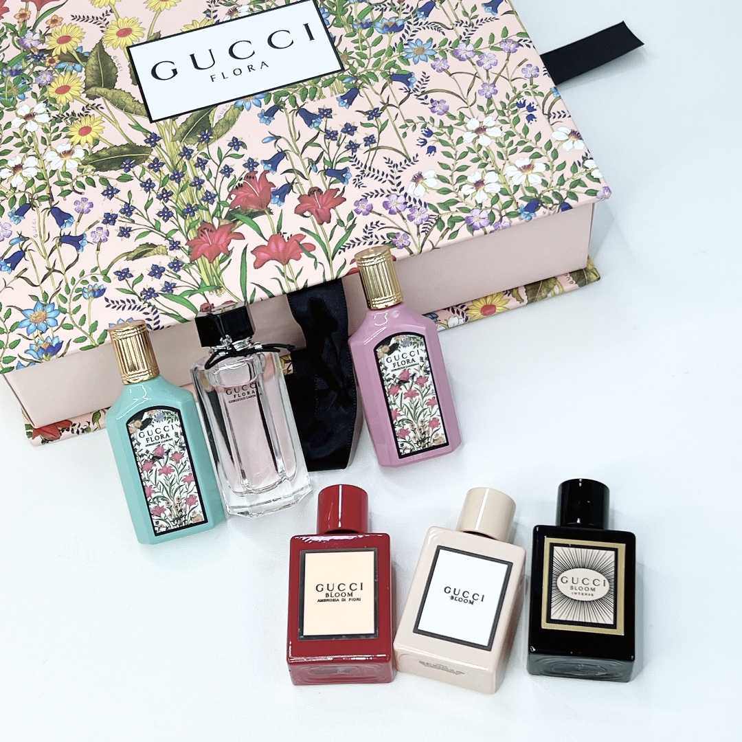13428826862510895 🔥 Gucci Flora & Bloom 6-in-1 Miniature Fragrance Set – The Ultimate Luxury Gift Box! - Image 1