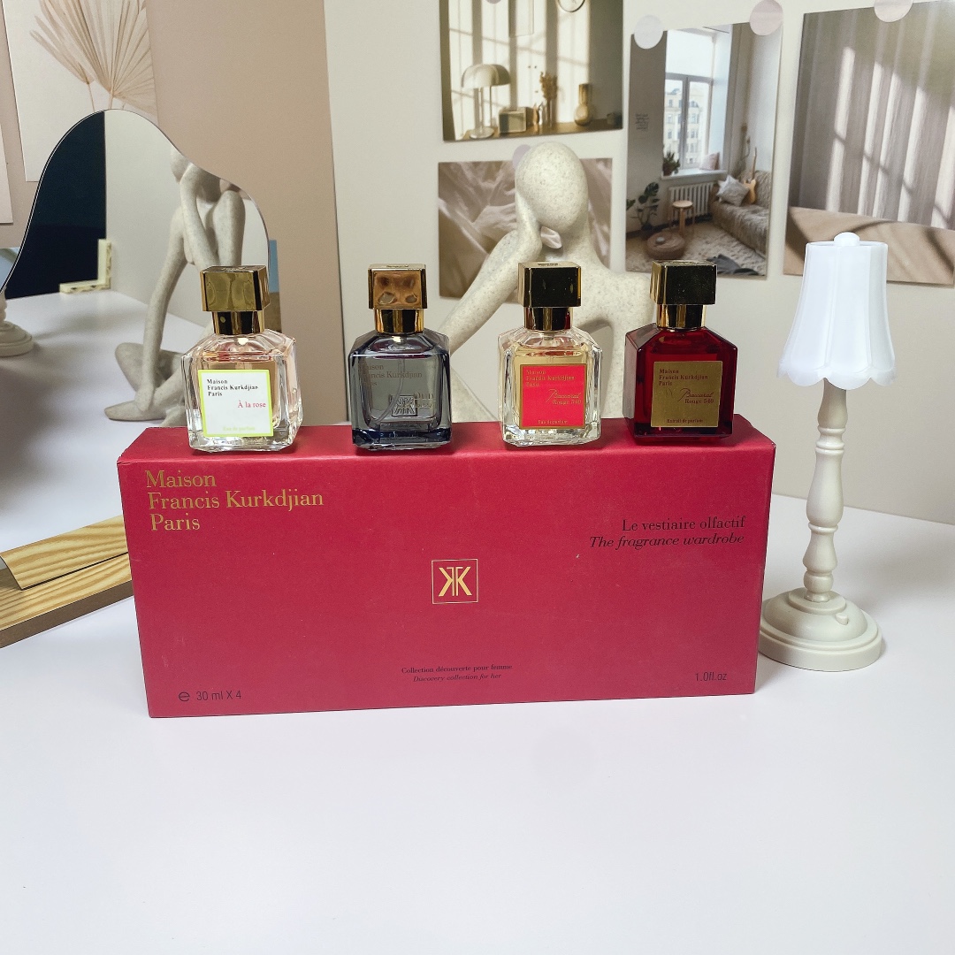 13428827106626866 💎 Premium Quality Maison Francis Kurkdjian 4-Piece Mini Perfume Set (30ml x 4 with Sprays!) - Image 1
