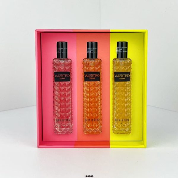 🖤 Premium Quality Valentino Born in Roma 3-Piece Women's Perfume Set (15ml x 3 with Sprays!)